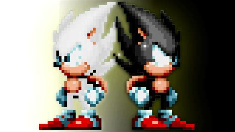 Hyper Sonic and Dark Sonic custom sprites (Mania) : r/SonicTheHedgehog