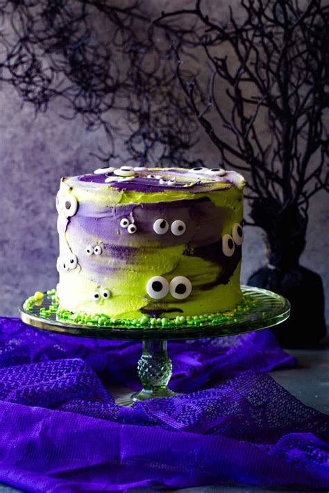 Monster Halloween Cake - The Seaside Baker