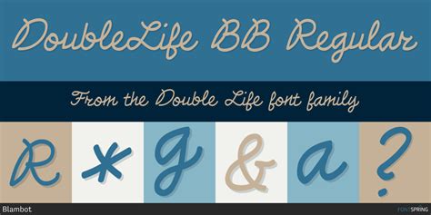 Double Life Font | Fontspring