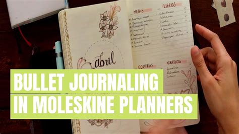 Three lesser-known Moleskine planners for bullet journaling - YouTube