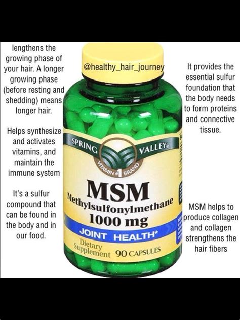 Msm Benefits + Msm Benefits in 2020 | Vitamins for hair growth, Msm benefits, Faster hair growth ...