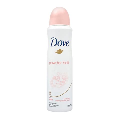 Buy Dove 48H Powder Soft Whitening Warm Powder Scent Deodorant Spray, 0% Alcohol, For Women ...