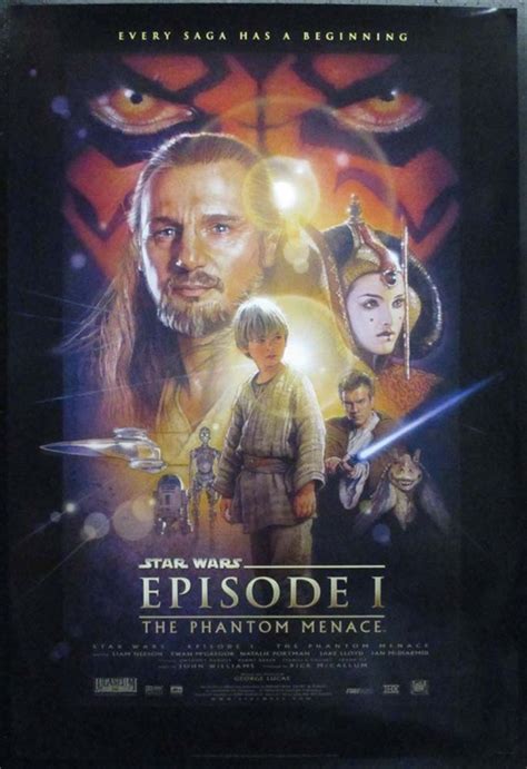 Star Wars Episode I Poster, US 1-Sheet, 1999, Struzan Drew