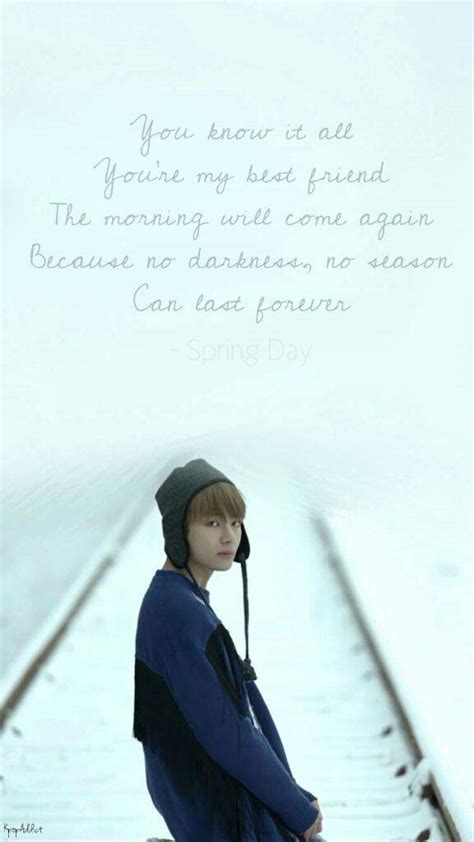 Spring Day Lyrics Wallpapers | ARMY's Amino