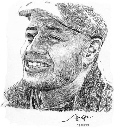 Cross Hatching Practice: Maher Zain in 2023 | Cross hatching, Face ...