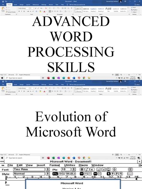 Advanced Word Processing Skills | PDF | Microsoft Outlook | Cognition