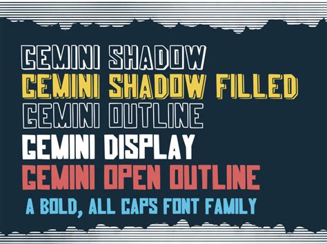 Gemini Font Free Download - FreeFontDL