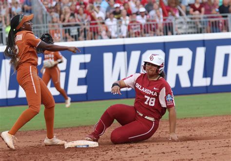 WCWS Photo Gallery: Oklahoma 10, Texas 5 - Sports Illustrated Oklahoma ...