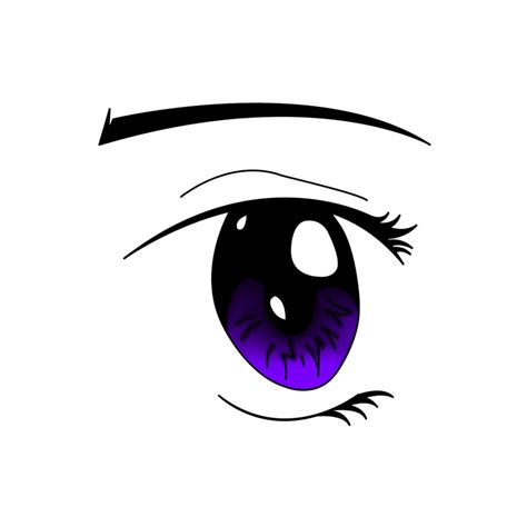 anime eye3 violet by ainema on DeviantArt