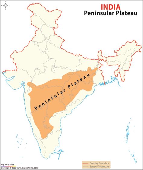 Deccan Plateau Physical Map