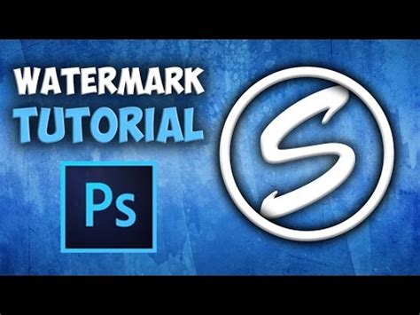 How To Make A Professional Watermark!! [Photoshop Tutorial] - DSLR Guru