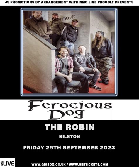 Ferocious Dog Tickets - The Robin, Wolverhampton - 29/09/2023 19:30