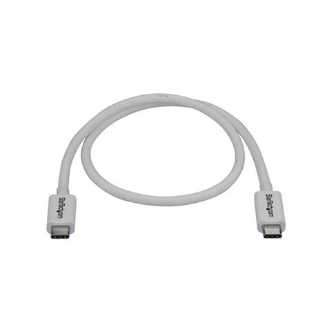 Thunderbolt 3 Cable - 40Gbps - 0.5m - White | Thunderbolt Cables ...