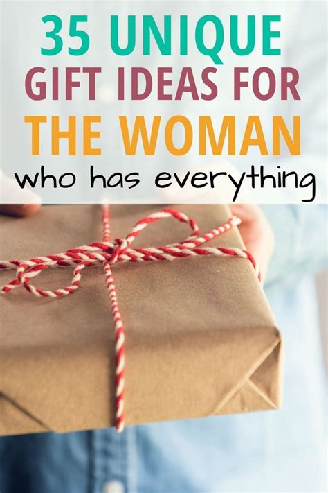 35 Unique gift ideas for women who want nothing | Unique christmas gifts, Birthday gifts for ...