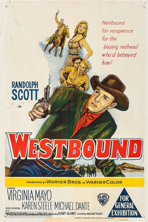 Westbound (1959) Australian movie poster