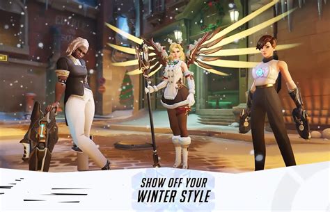 Mercy's new skin in Overwatch 2 is a holiday-themed present for all of us