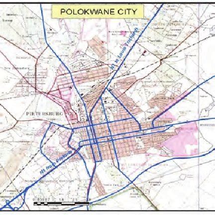 Location map of Polokwane city (Source: Spot 5, Satellite image CSIR,... | Download Scientific ...