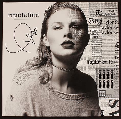 Lot Detail - Taylor Swift Signed "Reputation" Album