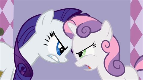 Image - Rarity and Sweetie Belle fighting S2E5.png - My Little Pony ...