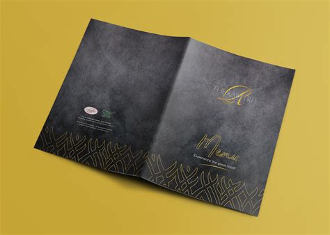 A la Carte Menu The Raintree Restaurant 2018 on Behance