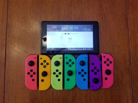 I discovered that with the new joy con colors, i can create the rainbow! : r/gaming