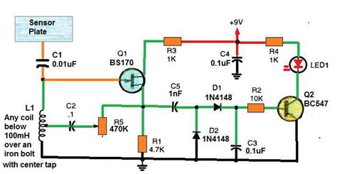 3 Easy Capacitive Proximity Sensor Circuits Explored – Homemade Circuit ...