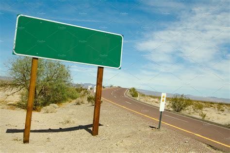 Blank Road Sign | High-Quality Abstract Stock Photos ~ Creative Market