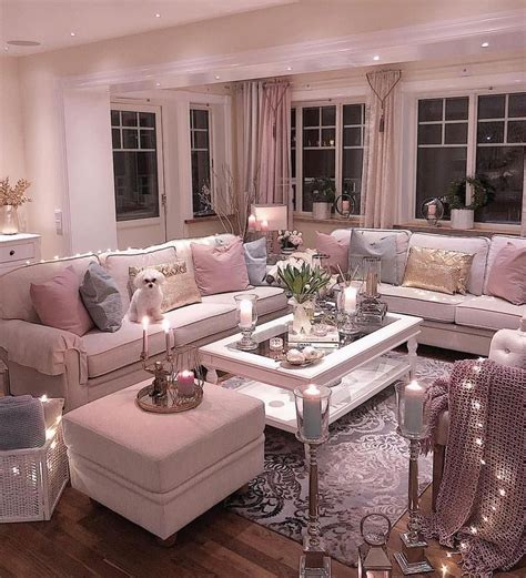 31 Beautiful Pink Living Room Decoration Ideas | Brown living room decor, Brown living room ...