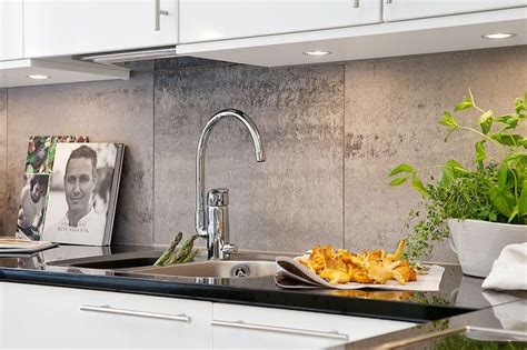 Kitchen Splashback Tiles - Large 600 x 600 Stone Feature Tile | Kitchen ...