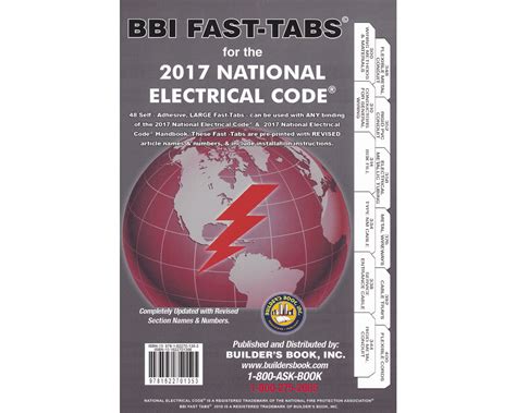 2017 National Electrical Code (NEC) Loose-leaf BBI Fast-Tabs: Builder's ...