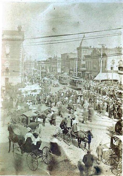 Danville, IL - Looking East down Main Street from Redden Public Square ...