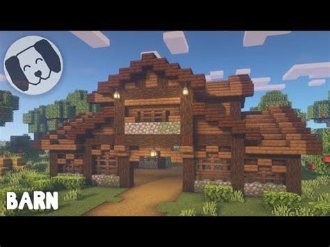 Minecraft: How To Build A Barn!! Tutorial | Minecraft barn, Minecraft ...