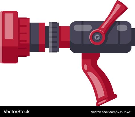 Fire hose nozzle Royalty Free Vector Image - VectorStock