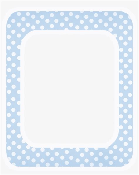 Light Blue Frame Png 1 Image - Baby Borders Design Png - Free Transparent PNG Download - PNGkey