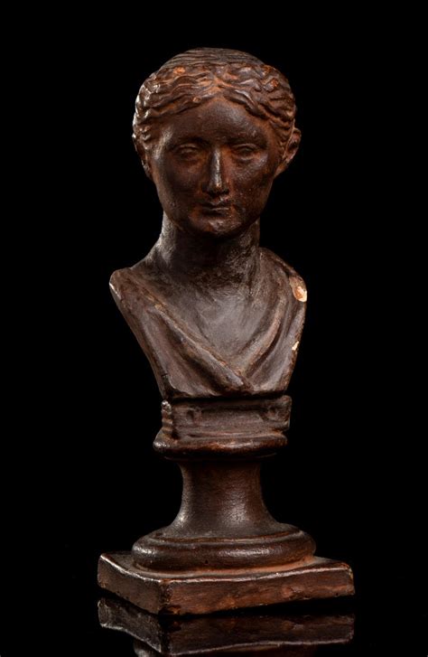 Unknown - 19th Century Grand Tour Terracotta Portrait Figurative ...