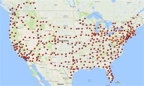 New SuperCharger locations proportional to reservation location ...