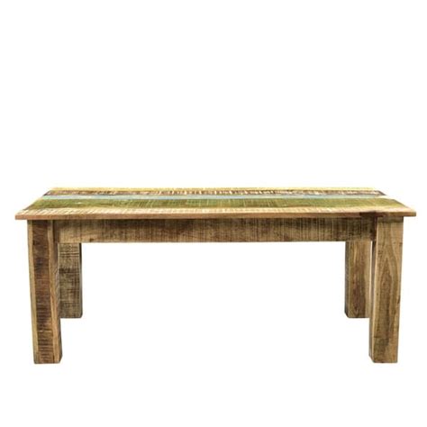 Handmade Suman Solid Mango Wood Coffee Table (India) - 46" x 25.5" x 18" - On Sale - Bed Bath ...