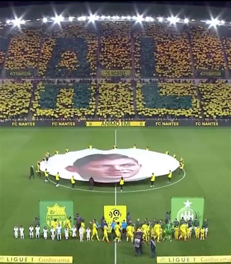 Emotional Emiliano Sala Tribute From FC Nantes