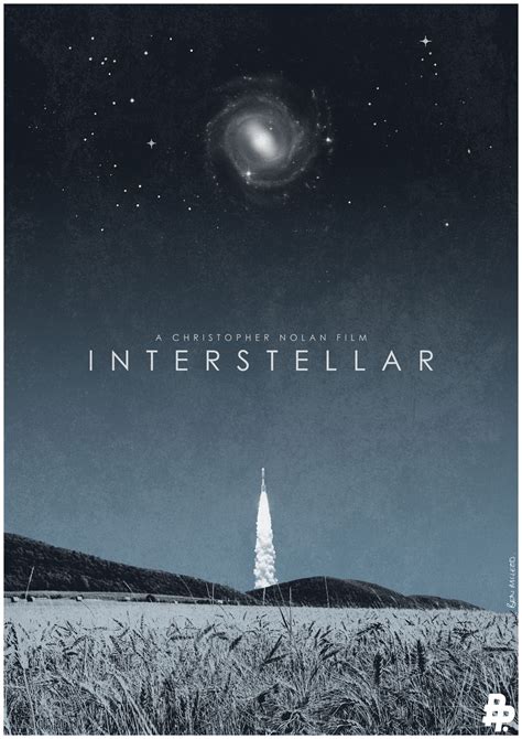 Interstellar - movie poster - Ben McLeod. Comment: I think I'll skip this movie. Here's why ...