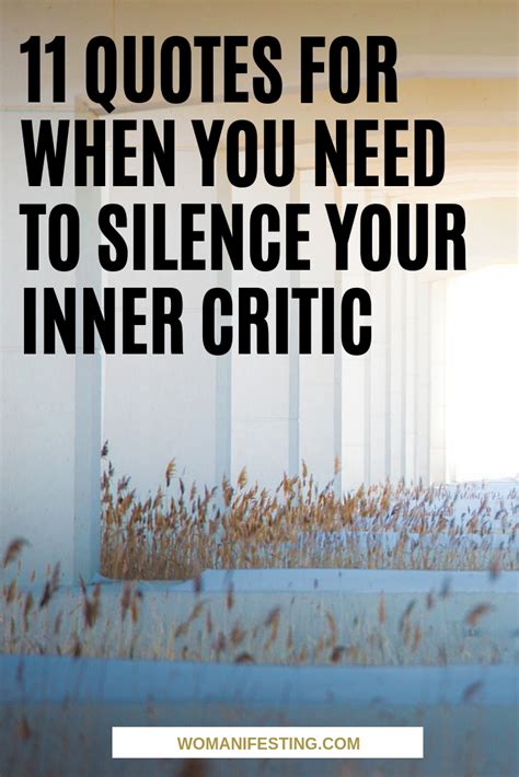 Inner Critic: Silence Your Inner Ciritic with these 11 Quotes