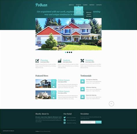 Real Estate Responsive Website Templates Free Download Of Real Estate ...