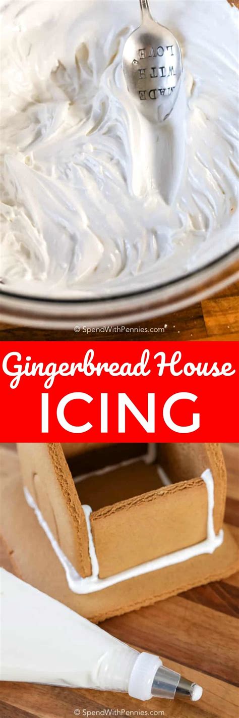 Gingerbread House Icing - Spend With Pennies