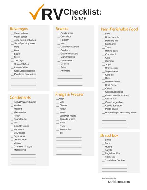 Rv camping checklist pdf - jokermaps