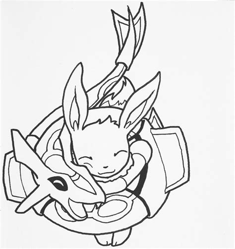 Pokemon Rayquaza Drawing at GetDrawings | Free download