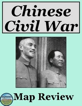 Chinese Civil War Map Activity by Stephanie's History Store | TPT