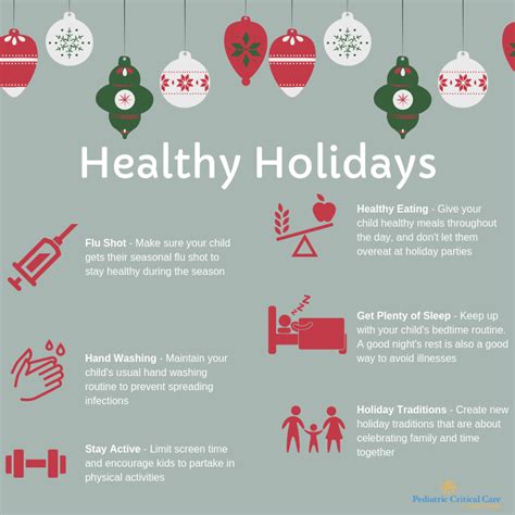 6 Healthy Holiday Tips | Pediatric Critical Care