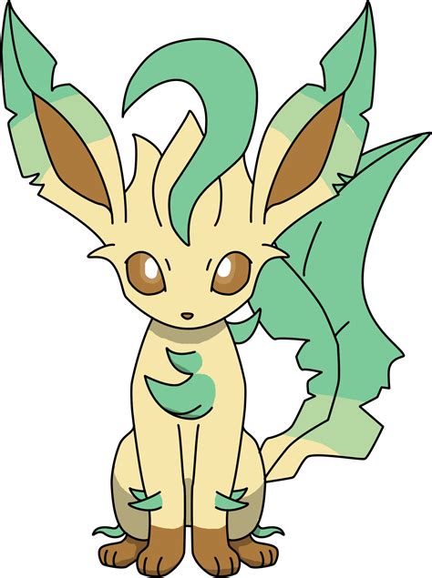 Leafeon Sitting PNG by ProteusIII on DeviantArt