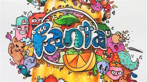 LET'S DESIGN A NEW LABEL FOR FANTA !! - YouTube