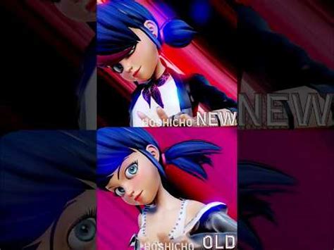 Shady Bug 🐞 COMPARISON transformation 🖤 #shadybug #miraculousladybug #mlb #marinette @Hoshicho