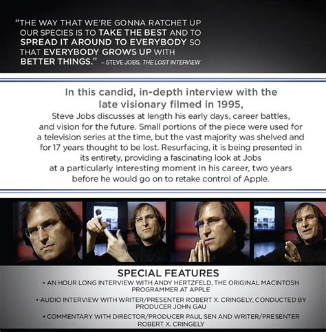 Steve Jobs: The Lost Interview (Official Movie Site) - Starring Steve Jobs - Available on DVD ...